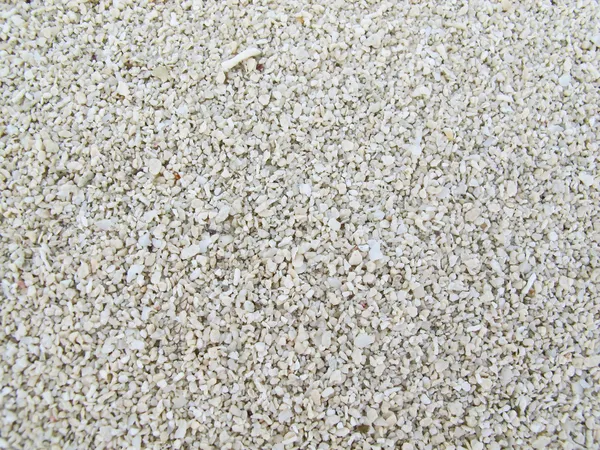 Full frame of clean white pebbles closeup — Stock Photo, Image