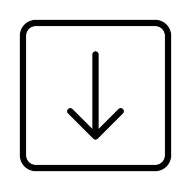 Beyaz arkaplanda izole edilmiş dosyayı kaydetmek için oku indir