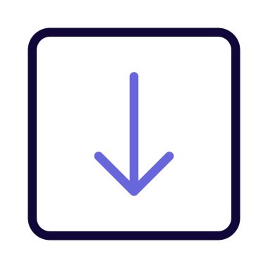 Beyaz arkaplanda izole edilmiş dosyayı kaydetmek için oku indir