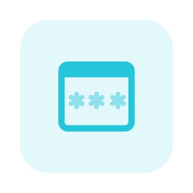 Parola özel kilidi olan korunmuş web tarayıcısı