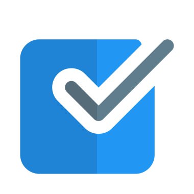 Doğru seçmek için onaylanmış işaret düğmesi