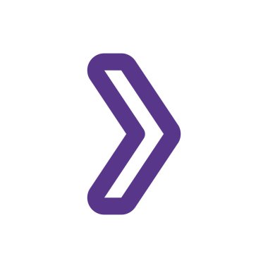 Bir çentik rozeti olarak tek sembollü ok