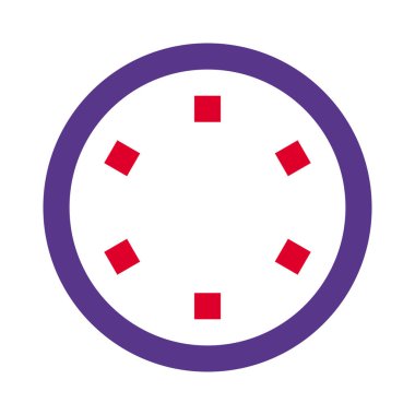 Klasik analog duvar saat mekanizması asılı