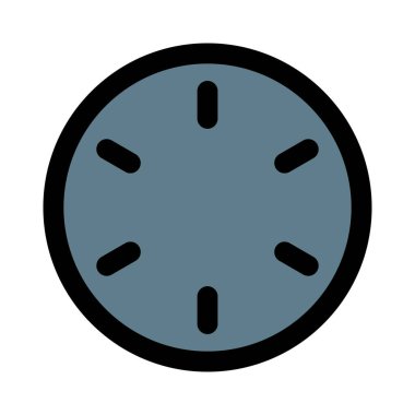 Klasik analog duvar saat mekanizması asılı