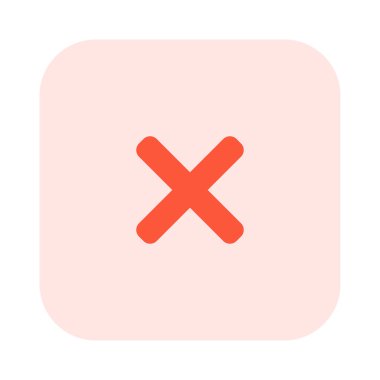 Açılan pencerenin iptali için hata bildirim sembolü