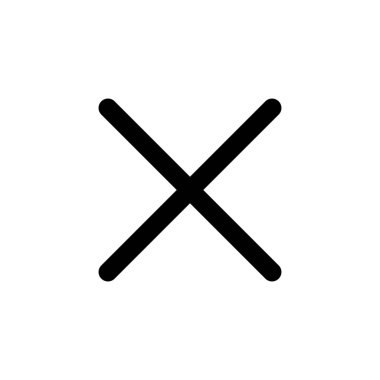 Devam etmeyen ve geçersiz olan çapraz simgeyi kapat