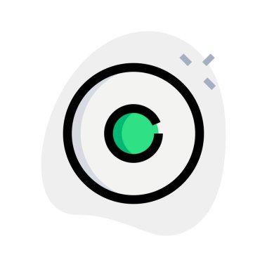 Yüzük desenli geometrik çember nokta şekli