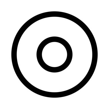 Yüzük desenli geometrik çember nokta şekli