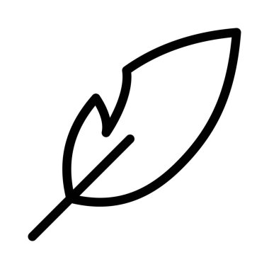 Modaya uygun hat sanatı için tüy kalemi aracı