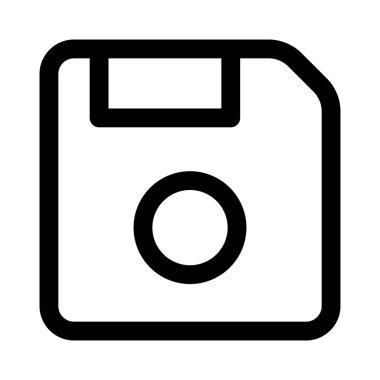 Bilgisayar sistemi için disk kaydetme simgesi