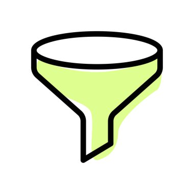 İstenen sonucu almak için araç huni şekil düğmesi sıralanıyor