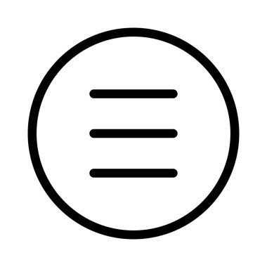 Paralel navigasyon düğmeli hamburger menüsü listesi