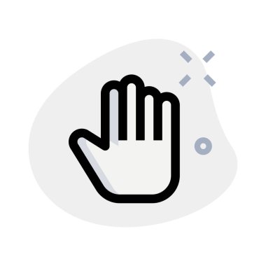 El ve el hareketlerini durdurun.