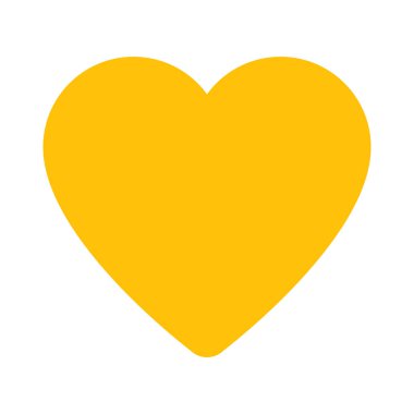 Yer imi tercihli içerik için favori kalp şekli