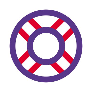 Cankurtaran şamandırası şişirilebilir destek acil durum öpücüğü yüzüğü.