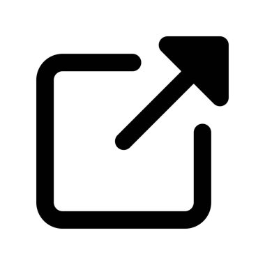 Dışarıda ok yönü ölçeklenebilir ve genişletilebilir