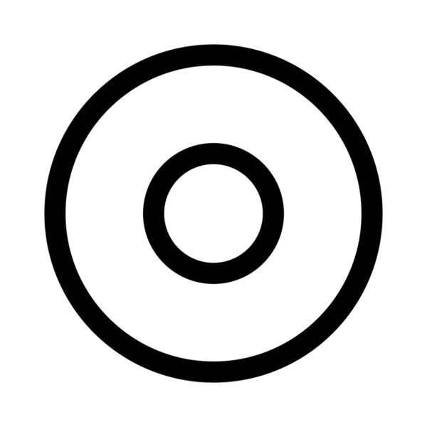 Γεωμετρικό Σχήμα Τελείας Κύκλου Μοτίβο Δακτυλίου — Διανυσματικό Αρχείο