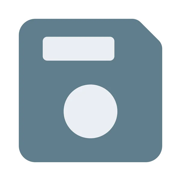 Floppy Disk Symbool Voor Computer Systeem — Stockvector