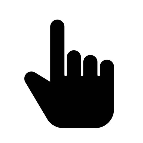 Doppelfinger Gestensteuerung Auf Touchscreen — Stockvektor