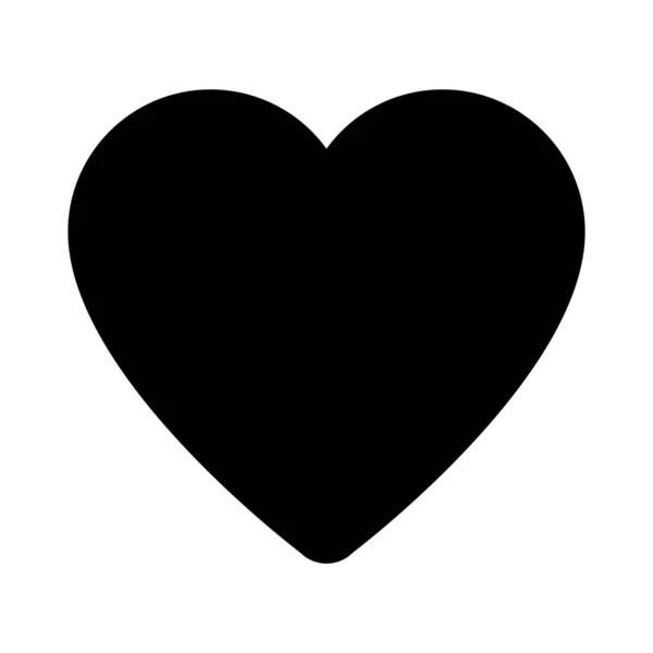 Forma Corazón Favorita Para Marcar Contenido Preferido — Archivo Imágenes Vectoriales