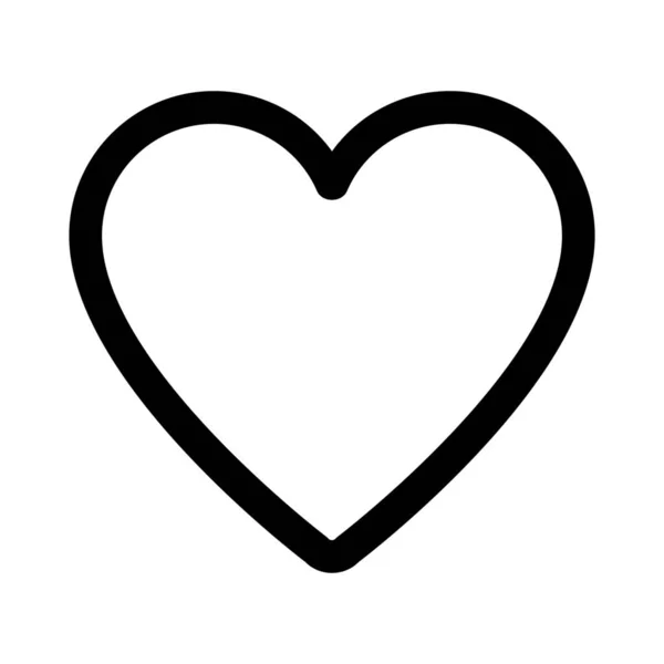 Favorite Heart Shape Bookmarking Prefered Content — Stock vektor