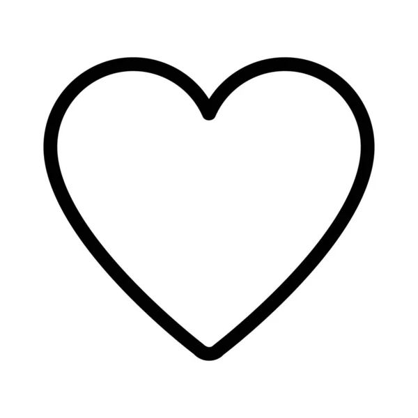Favorite Heart Shape Bookmarking Prefered Content — Stock vektor