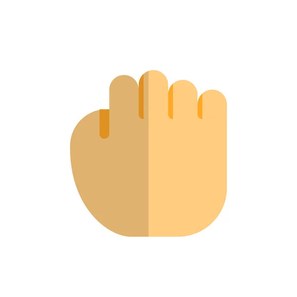 すべてのアプリケーションの実行を閉じるために手の指を絞るジェスチャー — ストックベクタ