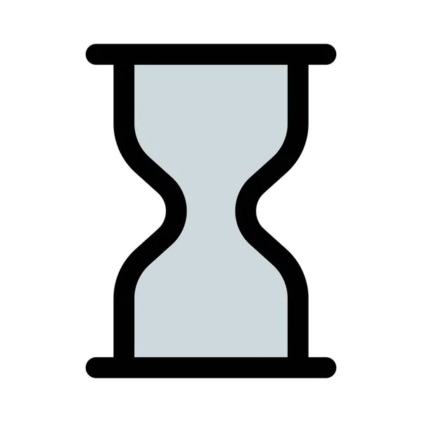 Loading Hourglass Symbol Computer System Interface — 图库矢量图片