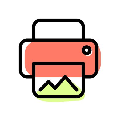 Ofis belgesi yazdırmak için renkli fotoğraf yazıcısı