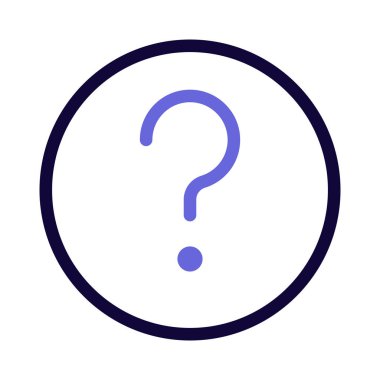 Yardım ve destek bölümü için soru işareti işareti