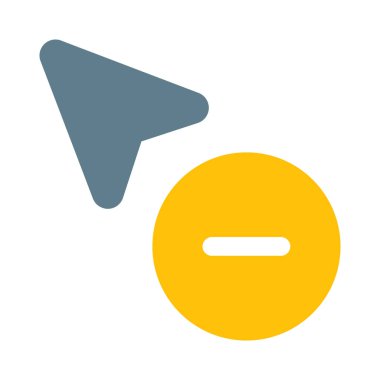 Uygulama menüsü altında fare imleç okunu temizle