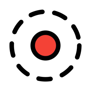 Tasarım yazılımında dairesel diyagram için yuvarlak seçim