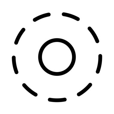 Tasarım yazılımında dairesel diyagram için yuvarlak seçim