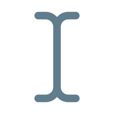 Metin alanı fare imleç simgesi beyaz arkaplan üzerinde izole