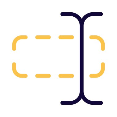 Fare imleç sembolü içinde metin seçimi