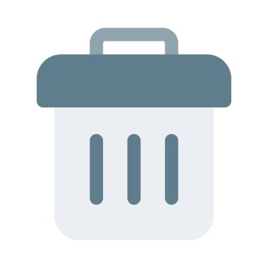 Çöpü geri dönüşüm için kapaklı çöp kutusu