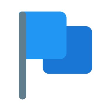 Haritalarda kutup ipucu hedefinde bayrak sallamak