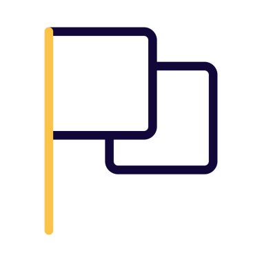 Haritalarda kutup ipucu hedefinde bayrak sallamak