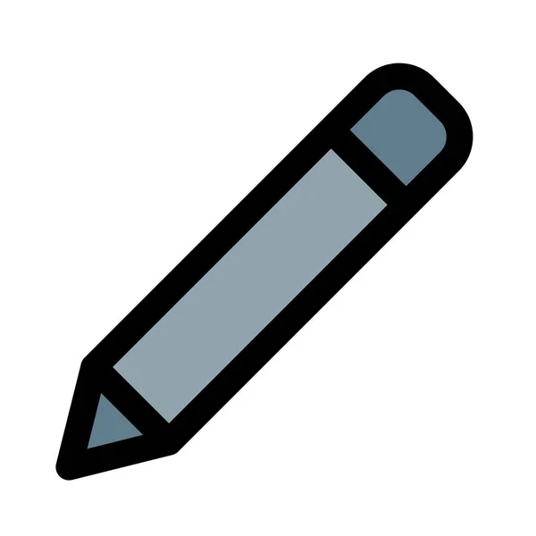 Outil Dessin Crayon Dans Logiciel Conception — Image vectorielle