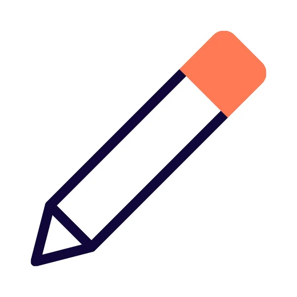 Outil Dessin Crayon Dans Logiciel Conception — Image vectorielle