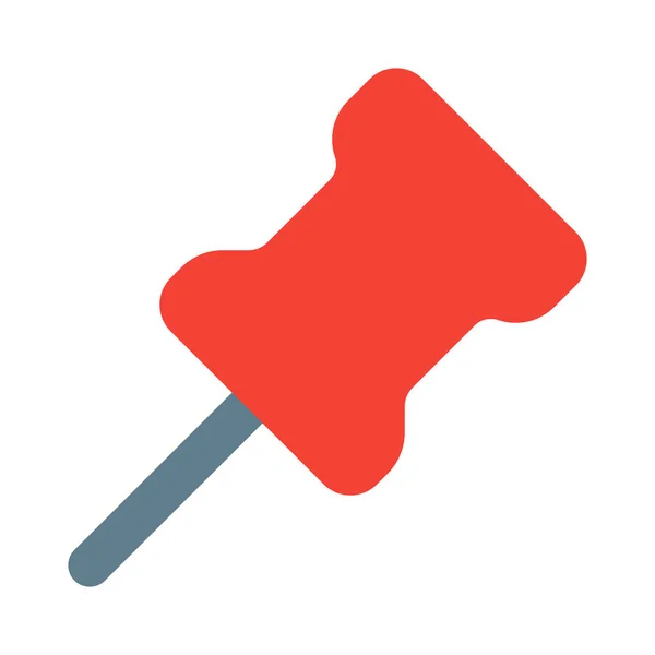 Fourniture Bureau Organisation Thumbtack Pour Panneau Rappel — Image vectorielle