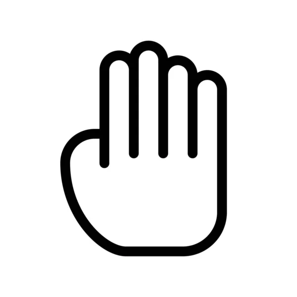 Τέσσερα Δάχτυλα Χειρονομία Για Αλλάξετε Μεταξύ Των Εφαρμογών — Διανυσματικό Αρχείο