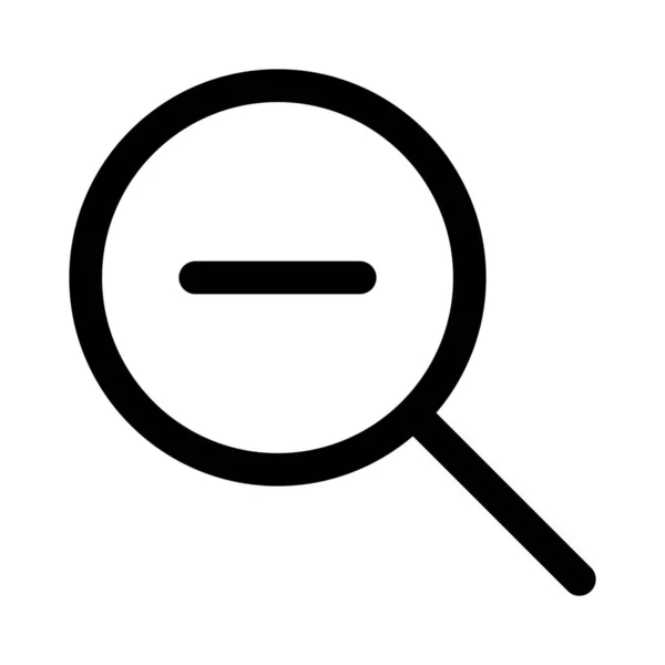 Zoom Tool Für Suche Und Nachschlagen — Stockvektor