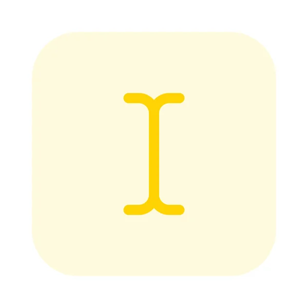 Символ Вказівника Миші Текстового Поля Ізольовано Білому Тлі — стоковий вектор