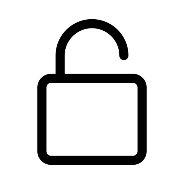 Desbloquear Bloqueo Seguridad Con Permiso Concedido Para Acceder — Vector de stock