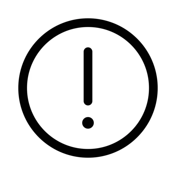 Notificação Alerta Erro Computador Com Aviso Alerta — Vetor de Stock