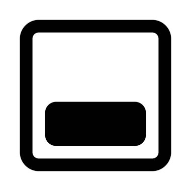 Bottom alignment-setting adjust layout footer-edit position button