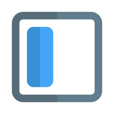 Left alignment-setting adjust layout-edit direction position button