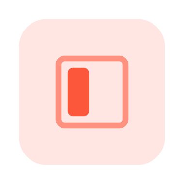 Left alignment-setting adjust layout-edit direction position button
