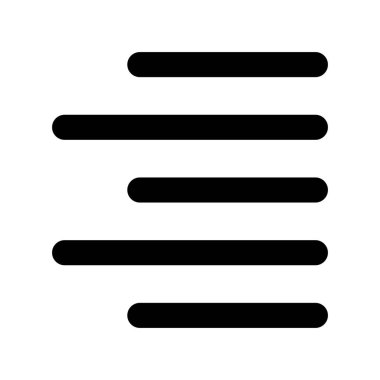 Right line alignment-page setup text paragraph position-setting format button